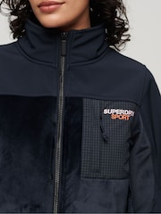 Superdry Blue Hybrid Trekker Jacket - Image 4 of 4