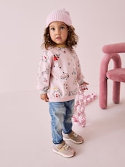 Pale Pink Christmas Sweatshirt (3mths-7yrs) - Image 2 of 8