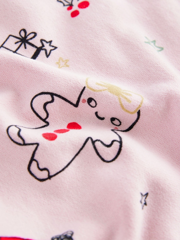 Pale Pink Christmas Sweatshirt (3mths-7yrs) - Image 8 of 8