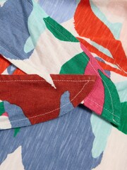 White Stuff Multi Sara Tie Hem Multi Top - Image 6 of 6