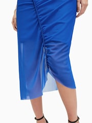 AllSaints Blue Ulla Dress - Image 4 of 7