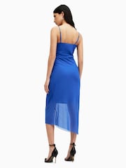 AllSaints Blue Ulla Dress - Image 6 of 7
