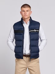 U.S. Polo Assn. Blue 3D Tape Mens Gilet - Image 1 of 8
