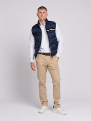 U.S. Polo Assn. Blue 3D Tape Mens Gilet - Image 3 of 8