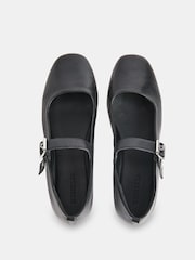 Whistles Black Elba Ballet Pumps - Image 2 of 4