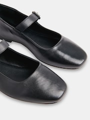 Whistles Black Elba Ballet Pumps - Image 3 of 4