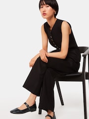 Whistles Black Elba Ballet Pumps - Image 4 of 4