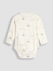 JoJo Maman Bébé Marl Grey Duck And Tractor Baby 3-Piece Bodysuit & Legging Set - Image 3 of 8