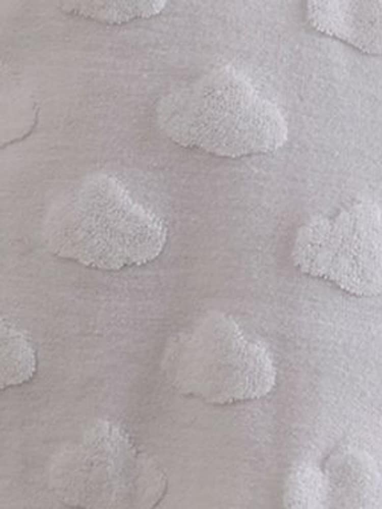 Mamas & Papas Cloud Jacquard Wrap White Romper - Image 3 of 4