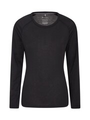 Mountain Warehouse Black Womens Relaxed Fit IsoCool Dynamic Sports Top - Image 1 of 4