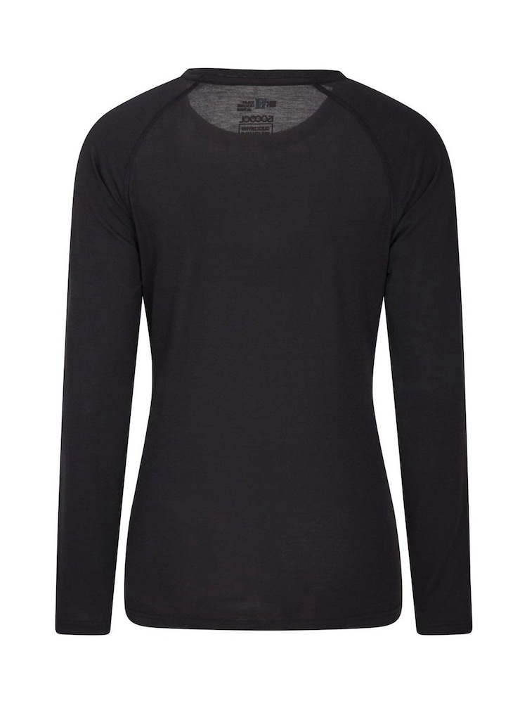 Mountain Warehouse Black Womens Relaxed Fit IsoCool Dynamic Sports Top - Image 4 of 4
