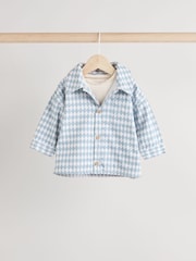 Blue Harlequin Baby Shirt And Trousers 100% Cotton Set 3 Piece (0mths-2yrs) - Image 3 of 12