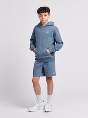 Lee Blue Boys 100% Cotton Badge Shorts - Image 4 of 5