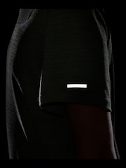 Nike Dark Khaki Green Dri-FIT Miler Training T-Shirt - Image 4 of 4