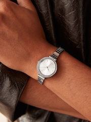 Silver Tone Mixed Metal Expander Watch - Image 2 of 5