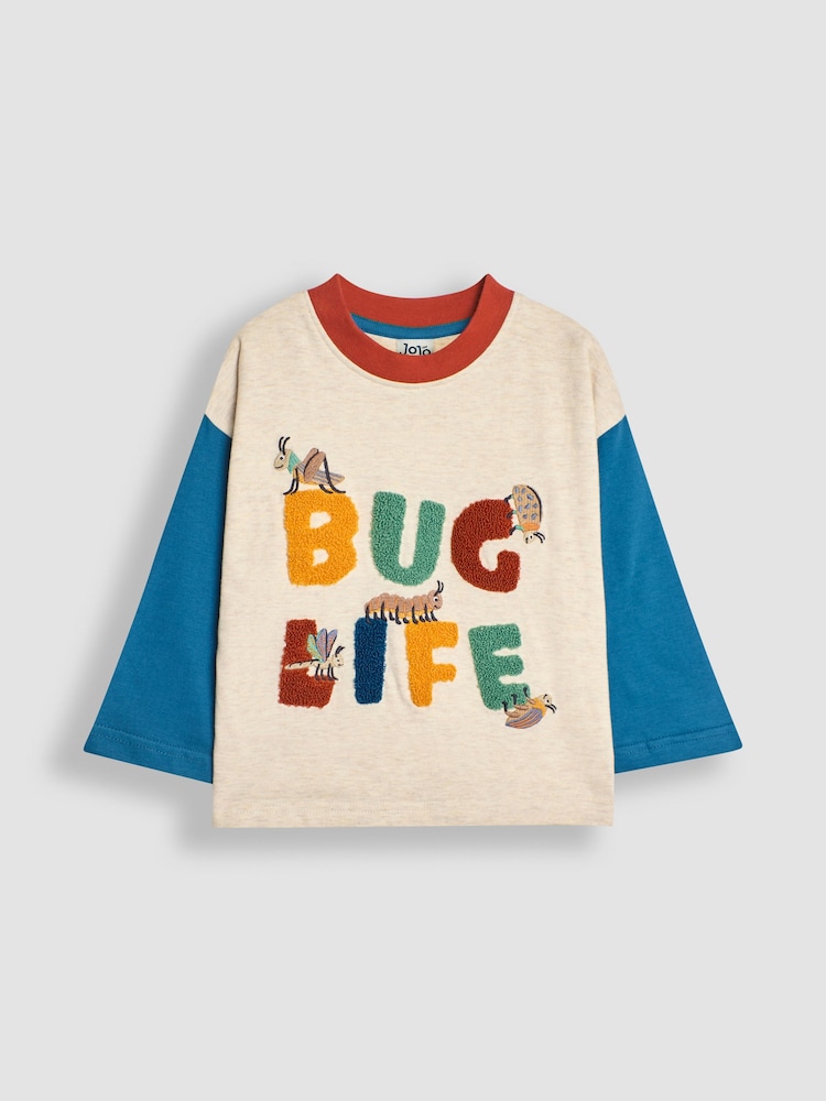 JoJo Maman Bébé Natural Bug Life Boucle Top - Image 1 of 6