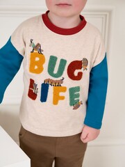 JoJo Maman Bébé Natural Bug Life Boucle Top - Image 5 of 6