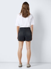 NOISY MAY Black Mom 100% Cotton Denim Cargo Shorts - Image 3 of 8