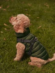 Khaki Green Harness Dog Coat - Image 2 of 9