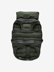 Khaki Green Harness Dog Coat - Image 5 of 9