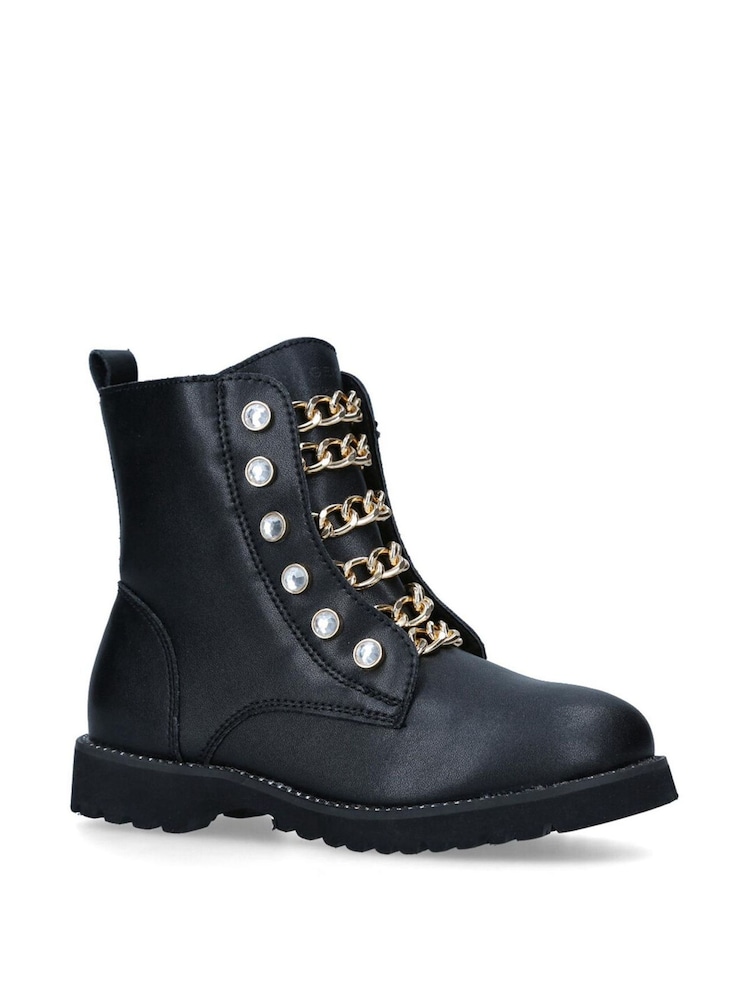 Kurt Geiger London Junior Mini Bax Black Boots - Image 4 of 4