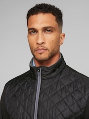 Schwarz - Puma Golf Frost Herren Steppjacke - Bild 8 von 9