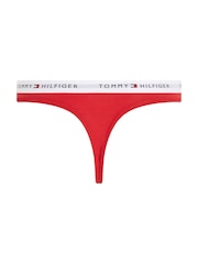 Tommy Hilfiger Red Logo Iconic Thongs - Image 5 of 5