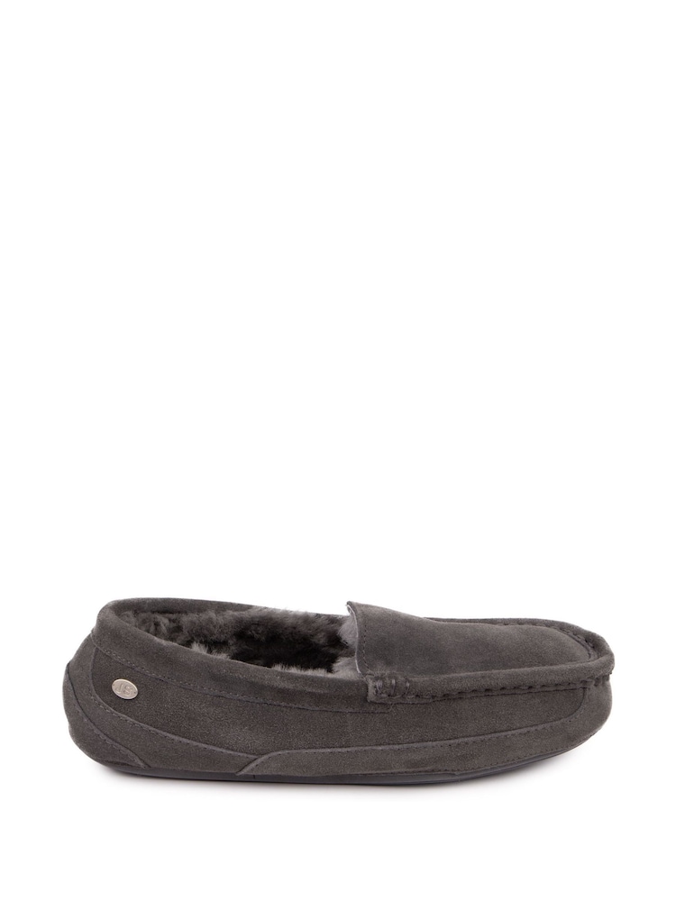 Just Sheepskin Grey Mens Harry Slippers - Image 2 of 5