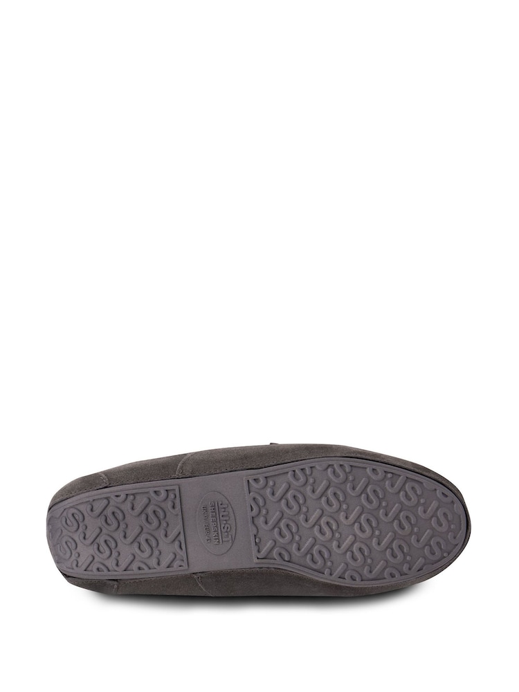 Just Sheepskin Grey Mens Harry Slippers - Image 5 of 5