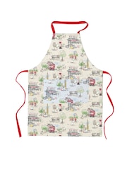 Cath Kidston Cream Billie Goes To Town Easy Adjust 100% Cotton Apron - Image 2 of 2