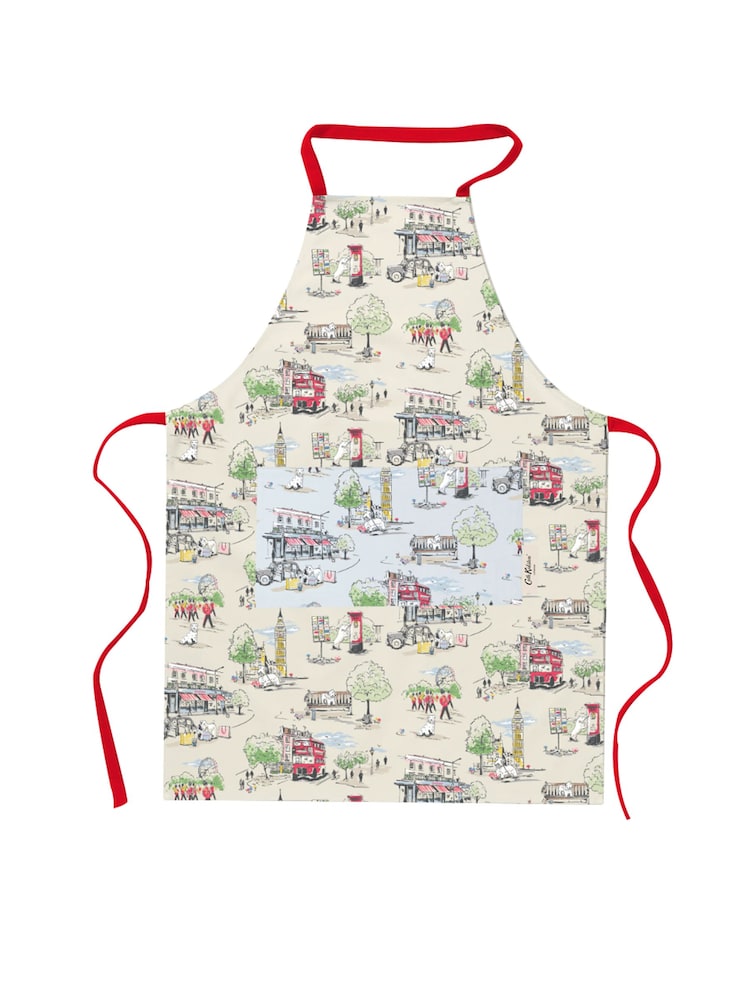 Cath Kidston Cream Billie Goes To Town Easy Adjust 100% Cotton Apron - Image 2 of 2