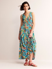 Boden Blue Sylvia Jersey Maxi Tier Dress - Image 4 of 5