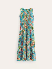 Boden Blue Sylvia Jersey Maxi Tier Dress - Image 5 of 5