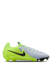 Nike Metallic Silver/Black Adults Phantom 2 Pro Firm Ground Football Boots - Image 1 of 11