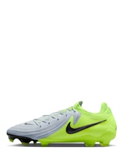 Nike Metallic Silver/Black Adults Phantom 2 Pro Firm Ground Football Boots - Image 4 of 11