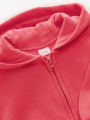 Coral Pink Zip Through Hoodie (3mths-7yrs) - Image 7 of 8