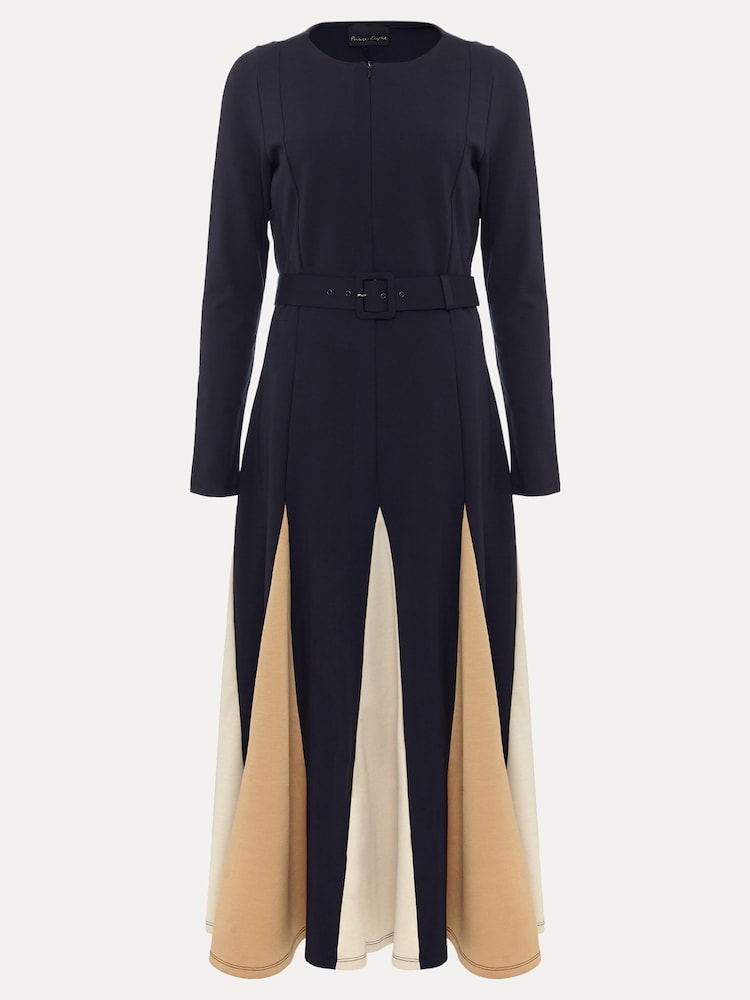 Phase Eight Blue Paula Midi Dress - Image 6 of 6