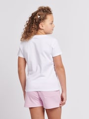 Lee White Girls Regular Fit Wobbly Graphic T-Shirt - Image 3 of 8