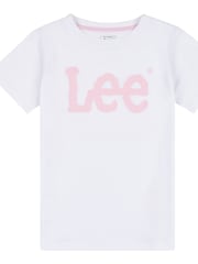 Lee White Girls Regular Fit Wobbly Graphic T-Shirt - Image 6 of 8