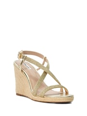 Dune London Gold Rope Keylas Wedges - Image 4 of 6