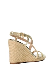 Dune London Gold Rope Keylas Wedges - Image 5 of 6