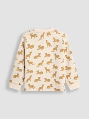 JoJo Maman Bébé Toffee Leopard Rib Pyjamas 2 Pack - Image 6 of 11