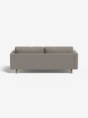 MADE.COM Basket Weave Pumice Grey Scott 3 Seater Sofa - Image 2 of 4