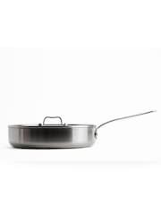Mauviel 1830 Silver Tri-Ply Covered Skillet 28CM - Image 2 of 4