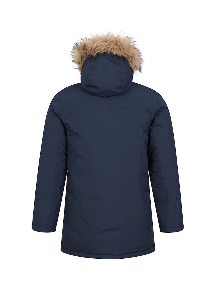 Mountain Warehouse Blue Mens Traverse Down Waterproof Jacket - Image 3 of 3