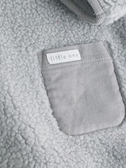 Grey Bear Cosy Borg Fleece Baby Jacket - Image 10 of 11