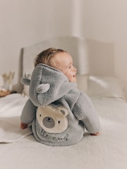 Grey Bear Cosy Borg Fleece Baby Jacket - Image 3 of 11