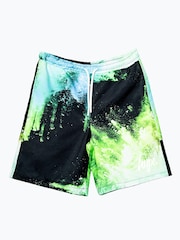 Hype. Boys Multi Chalk Dust Black Swim Shorts - Image 1 of 3