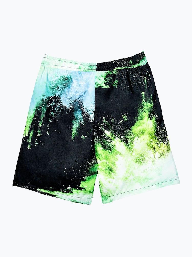 Hype. Boys Multi Chalk Dust Black Swim Shorts - Image 3 of 3