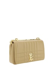 Burberry Beige Leather Lola Shoulder Brown Bag - Image 4 of 5